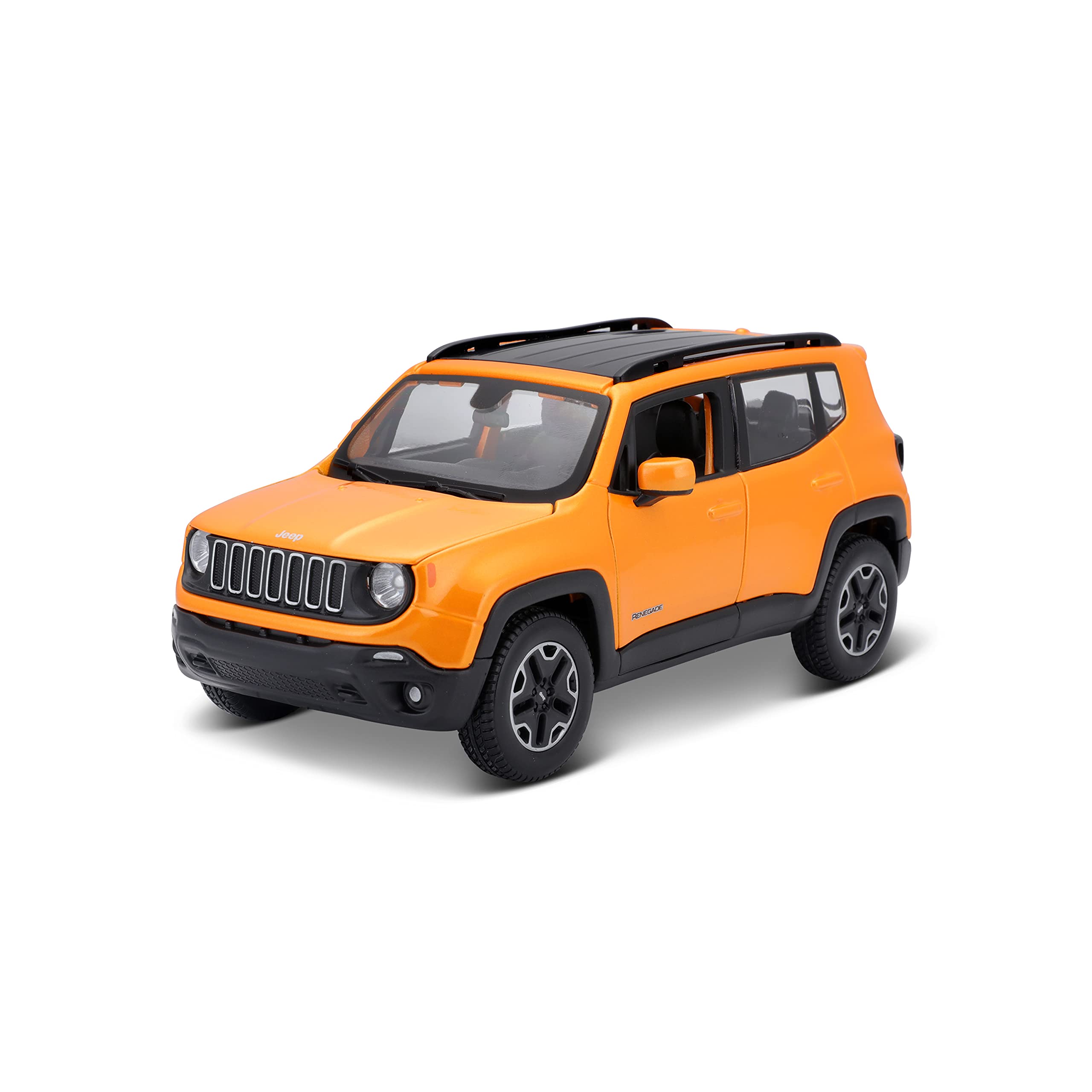 Maisto Jeep Renegade in Orange and in 1/24 Scale (31282OR)