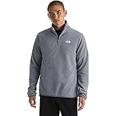 The North Face mens Glacier Fleece Quarter Zip Jacket - 2 Zippered Hand Pockets, Comfortable Stretch Fabric