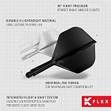 Target Darts K Flex Integrated No.2 Flights And Shafts 3 Pack Intermediate 26mm view 6