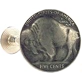 Replica Nickel Screwback Concho 7/8" (2.2 cm) Diameter 7093-22