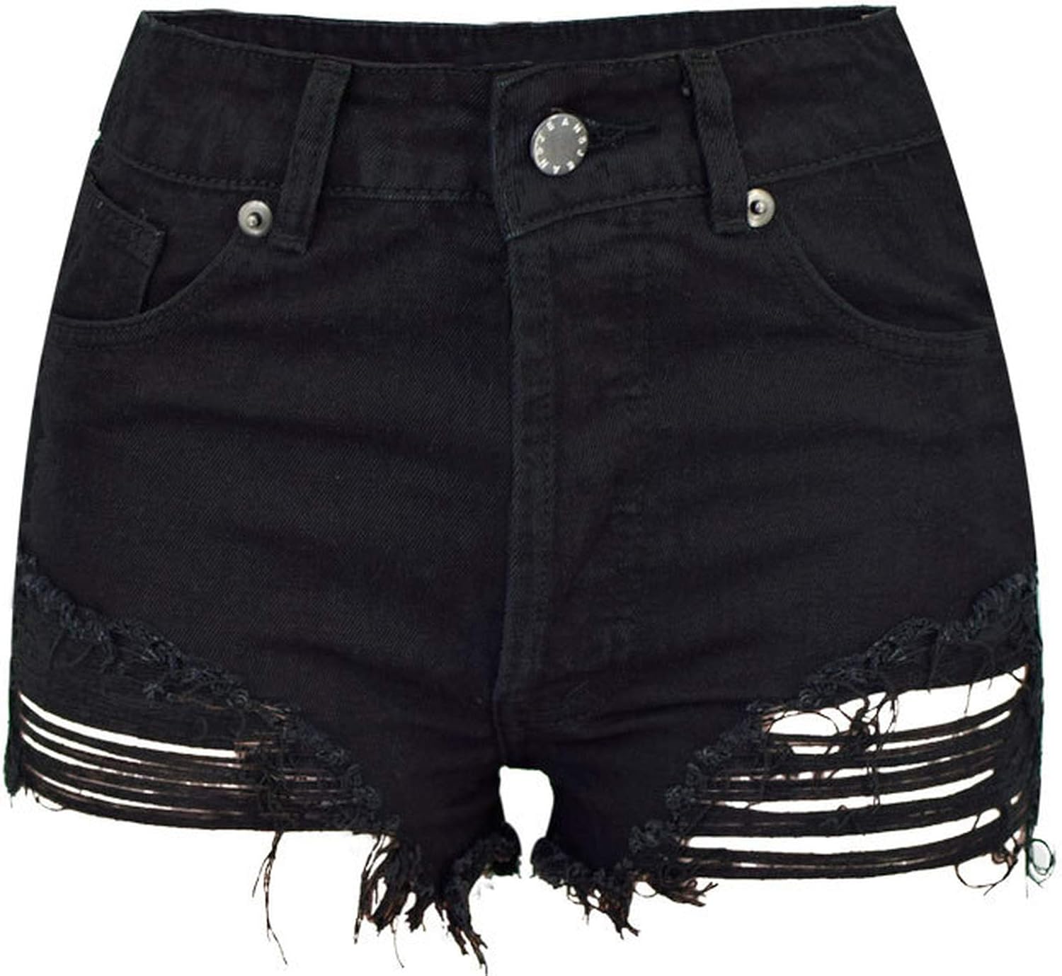jeans short black