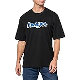 Hugo Mens Wavy Logo Cotton T-Shirt