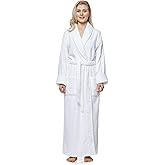 Arus Women's Long Style Full Length Thick Shawl Collar Turkish Bathrobe