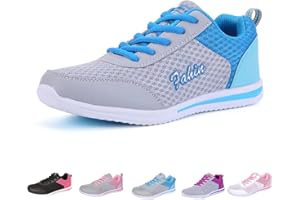 Womens Orthopedic Bowling Shoes Breathable Lightweight Sneakers Comfortable Soft Soles Mesh Athletic Slip on Sneakers