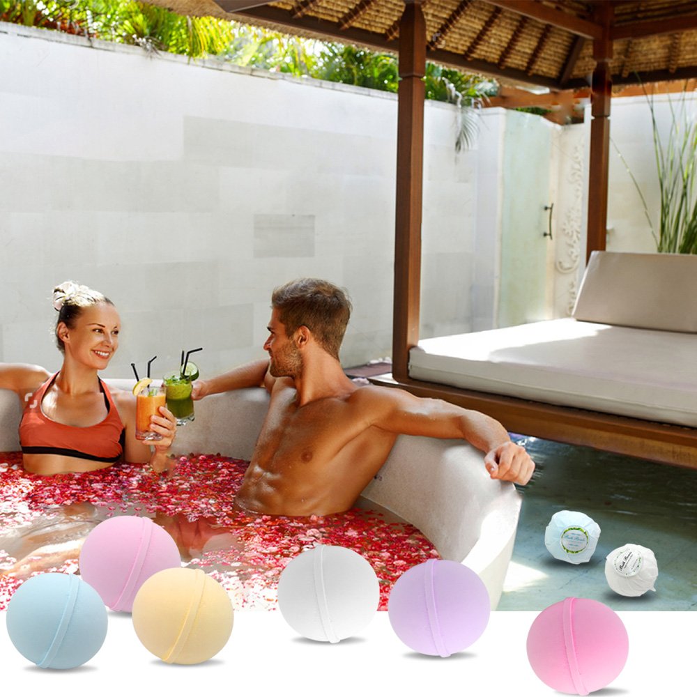 Esonstyle 12 Bath Bombs Gift Set Best Gift Ideas for Women Teen Girls and Kids Handmade with Natural Vegan Shea & Cocoa Butter Spa for Moisturizing Dry Skin (12pcs Bath Bombs with 6 Scents)