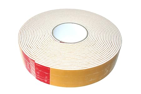 GleitGut Filzband selbstklebend - Länge: 3 m auf der Rolle - Filzklebeband Meterware - Breite: 30 mm Filzstärke: 3 mm weiss