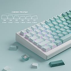 XVX Shine Through Gradient Keycaps Green, Cherry