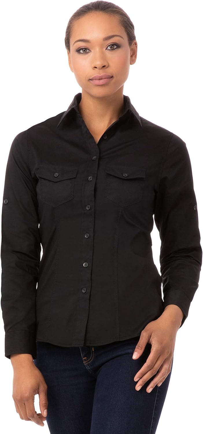 Chef Works Men's Double Pocket Shirt