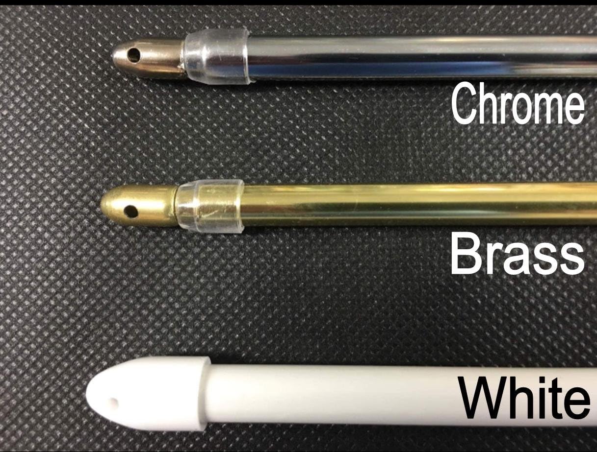 Extendable Super Round Expanding Brass Net Rod Voile Curtain Pole