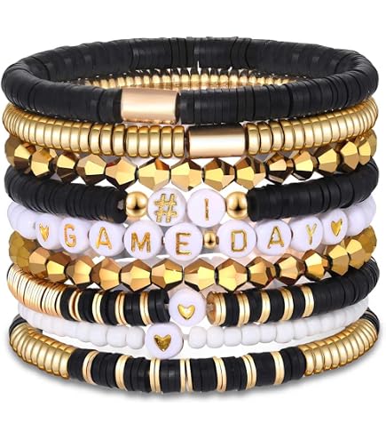 Amazon.com: Beaded Game Day Hair Claw Clip for Women Large  display picture 1