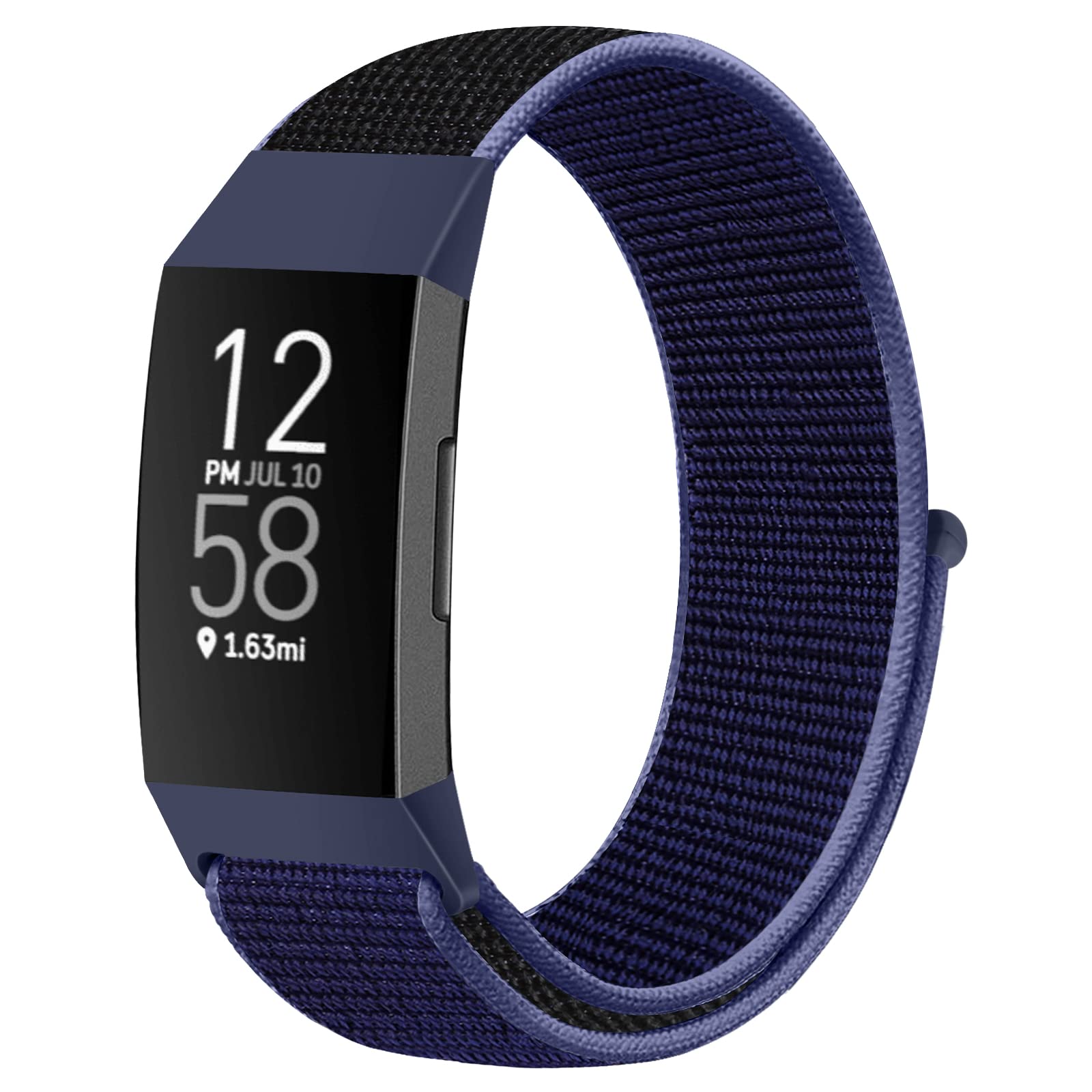 Runostrich Nylon Watch Straps Compatible with Fitbit Charge 4/Charge 3/SE, Soft Adjustable Replacement Wristband Breathable Sport Strap with Band for Women Men