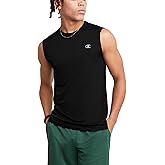 Champion Men's Sleeveless T-shirt, Sport Tank, Muscle T-shirt for Men (Reg. Or Big & Tall)