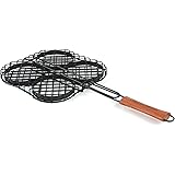 Charcoal Companion Nonstick Hamburger Grilling Basket