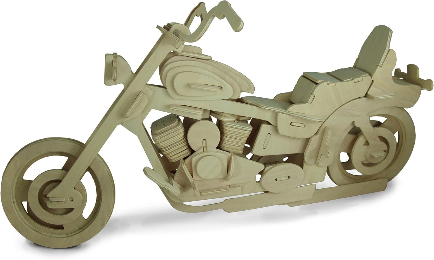 Quay B019 Motorcycle XL Woodcraft Construction Kit, Brown Amazon.co.uk