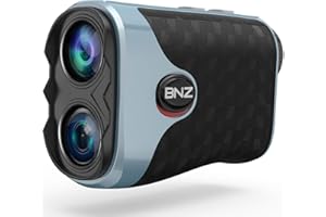BNZ High Precision Range Finder Golf with Slope Switch for Golf Tournament,Quick,1200 Yards, Flag Pole Locking Vibration,Rechargeable Range Finders with Magnet Stripe,Easy to Use