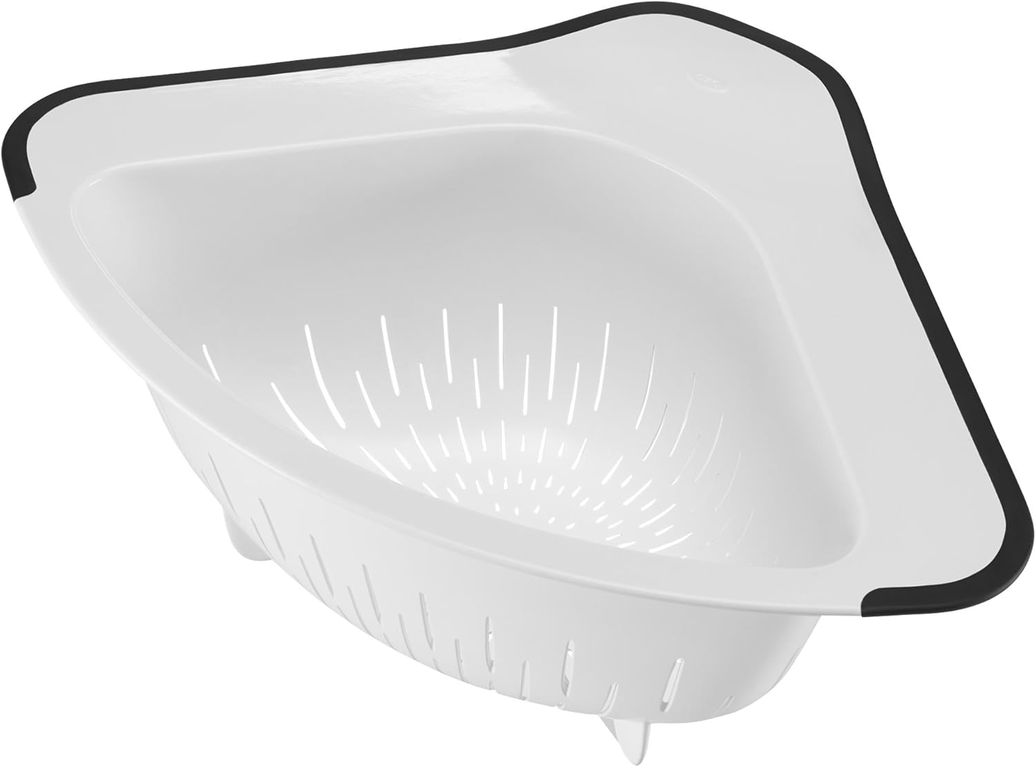 OXO 11132800 Good Grips Over-The-Corner Colander, 3.5 Quart, White