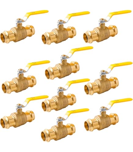 Znkiok 10 Pack)3/4" Propress Copper Fittings Zero Lead, 3/4 Inch Press Coupling With Stop For Copper Tube Connection,UPC,NSF/ANSI61 Certified - View #7