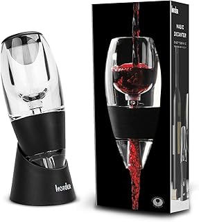 hotder Weinbelüfter Weindekanter Standfuß, Premium Wein-Dekantierer mit Venturieffekt, Wein Dekanter Dekantierer Rotwein Aerator Set Schnellest Ernüchternd Wein Belüfter (Wine Aerator)