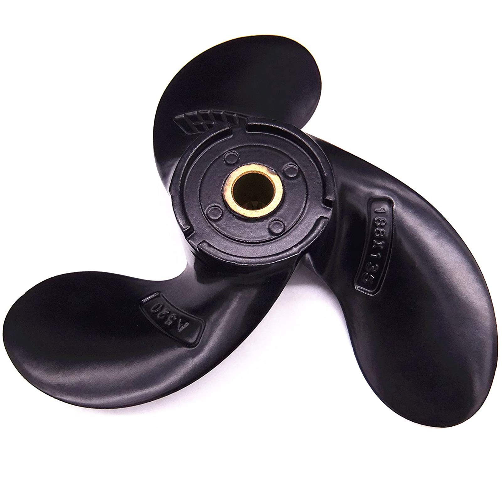 Photo 1 of SouthMarine 58110-97JA0-019 Aluminum Alloy Propeller for Suzuki 2.5hp DF2.5 Outboard Motors A520 7 1/2x6