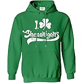 Arvilhill Men's St Patrick's Hoodie Shamrock Irish Hooded Sweatshirt with Kangaroo Pocket