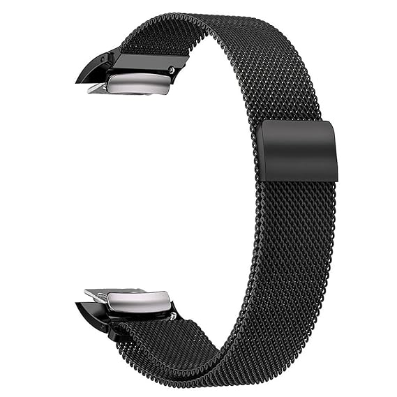 V-MORO Samsung Gear Fit 2 Watch Bands, Accessory Milanese Loop Stainless Steel Band with Unique Magnet Clasp for Samsung Gear Fit 2 Fit2 SM-R360 Smart ...