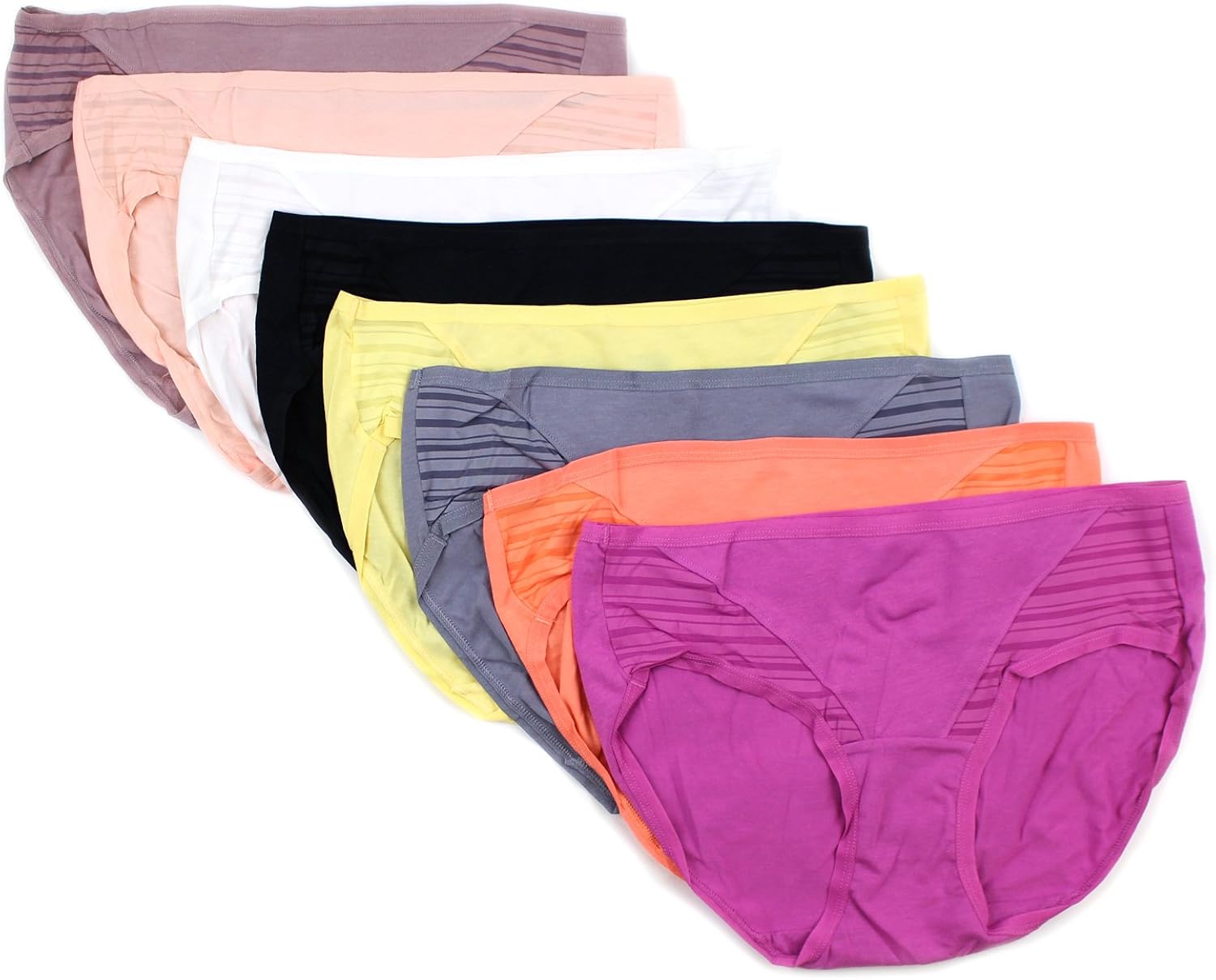 Fruit of the Loom Womens Cool Blend Low Rise Briefs 8PK (7) Amazon.ca