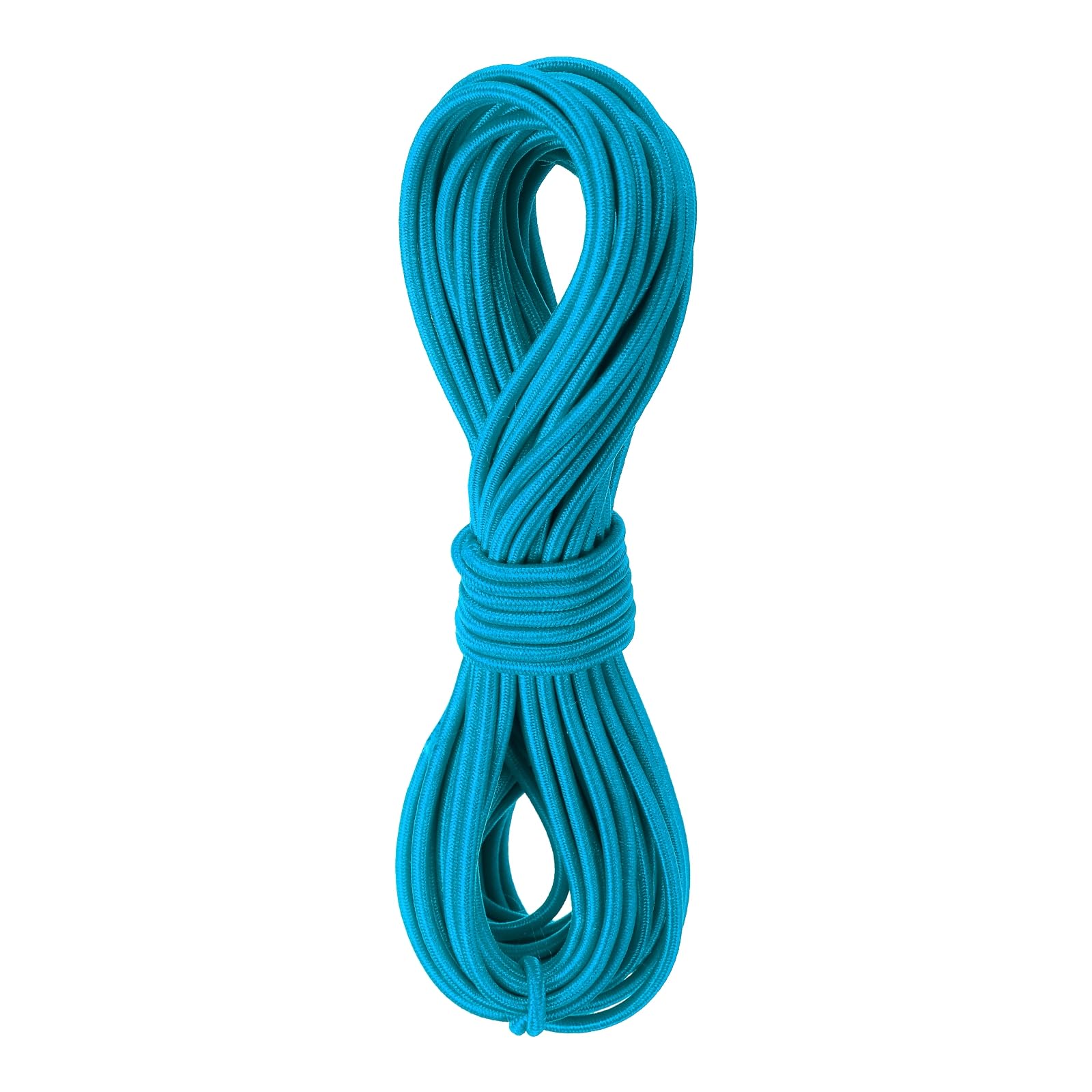 Rebower Elastic Cord Stretch String Heavy Rope 2.8mm 11 Yards Long Rubber Rope [for Sewing, Camping, DIY Craft, Bead Necklaces Making, Outdoor] - Lake Blue