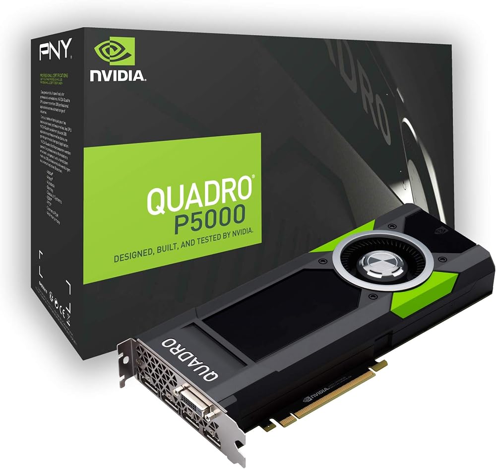 PNY Quadro P5000 16GB GDDR5 PCI-e Workstation Graphics Card 4x DP 1x DVI