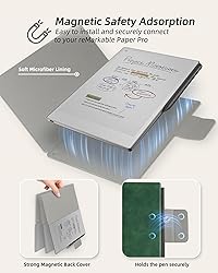 WALNEW Case for Remarkable Paper Pro,Magnetic Slim