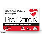 Clinically Proven Non-Prescription Blood Pressure Supplement by PreCardix (30 Day Supply) | Made in Canada Bioactive Marine P