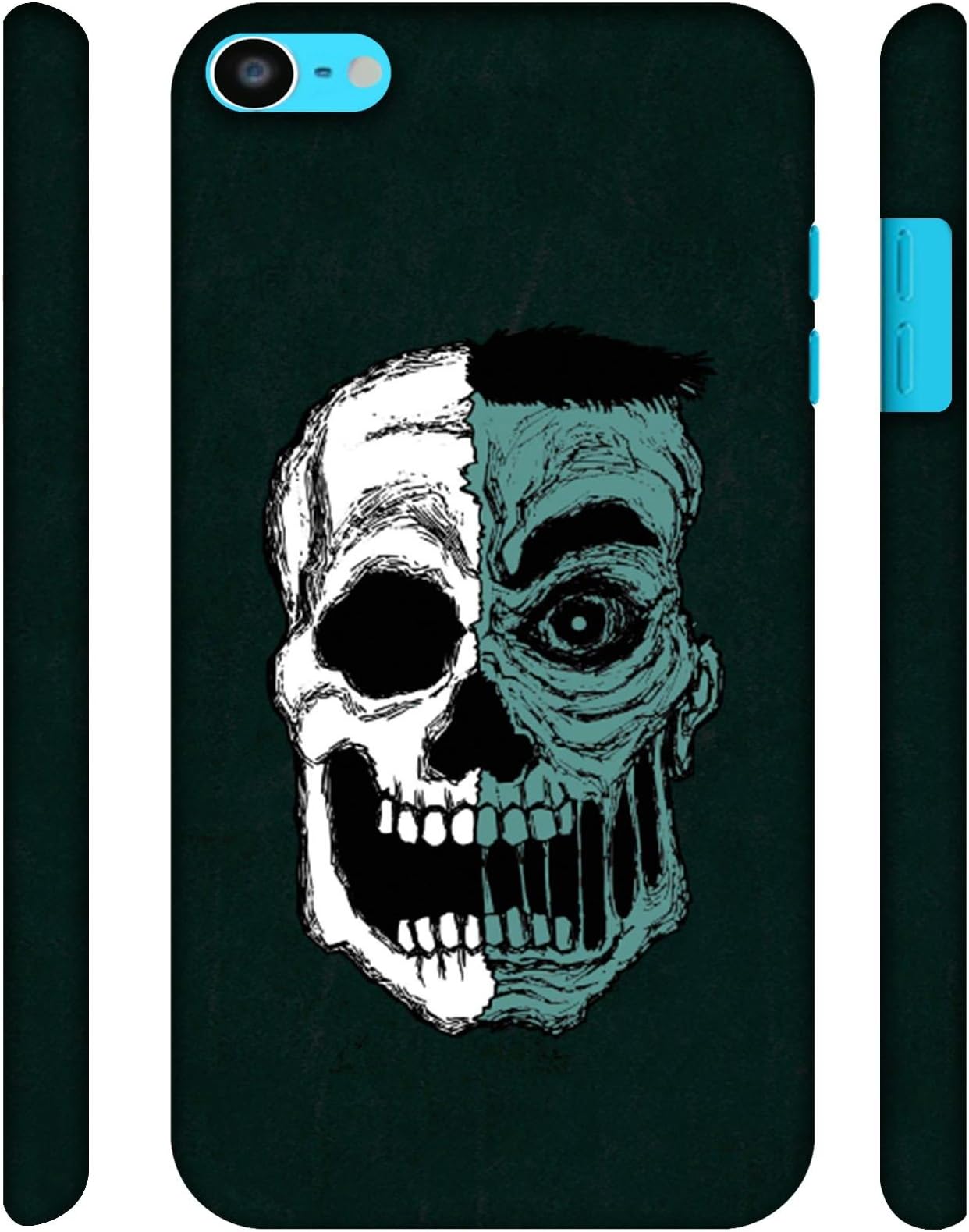 NattyCase Skull Design 3D Printed Hard Back Case Cover for Apple iPod Touch 6th Generation