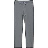 Weintee Men's 34" Inseam Tall Pajama Pants Cotton Lounge Pants with Pockets