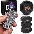 Fidget Toys Adults Set, Metal Fidget Slider, Spinner and Haptic Coin, Decompression Metal EDC Cool Figette Toys for Adults Anxiety Relieve Stress, Greater Focus(Black)