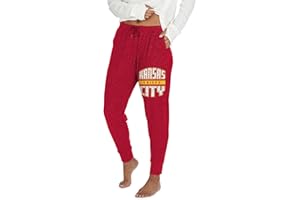 Zubaz Women's NFL Team Womens Marled Super Soft, Lightweight Jogger Pant