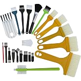 CRAFNEW Small Cleaning Brushes, Electronics Cleaning Brush Kit, 22Pcs | Ideal for cleaning computer keyboards, laptops, sewing machines and other electronic devices