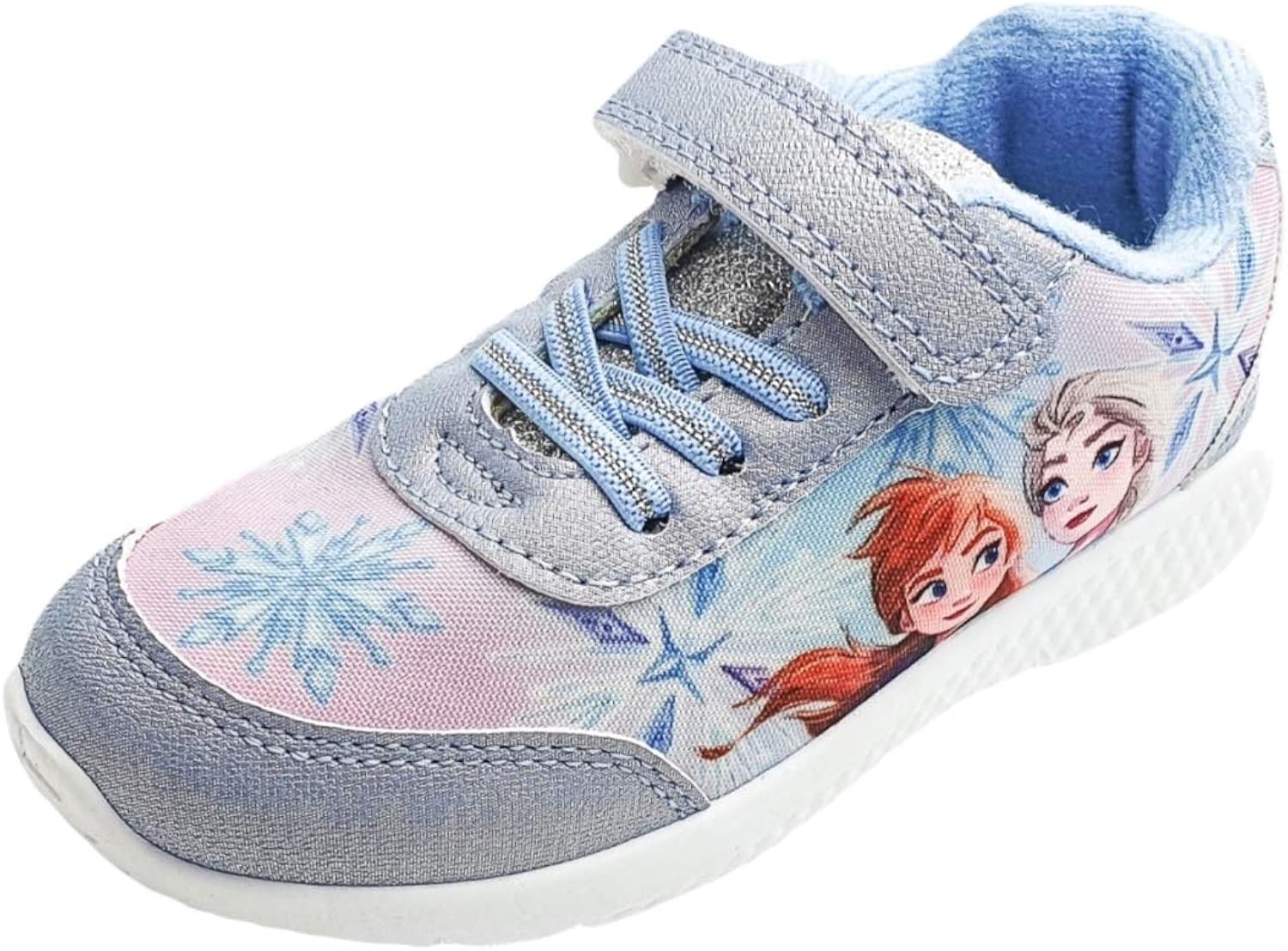 Disney Frozen Girls Trainers in Blue and Silver: Amazon.co.uk: Shoes & Bags