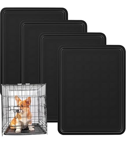 Stainless Steel Replacement Tray For Dog Crate – Fits Standard Kennel Pans, Easy Clean, By Wish2016