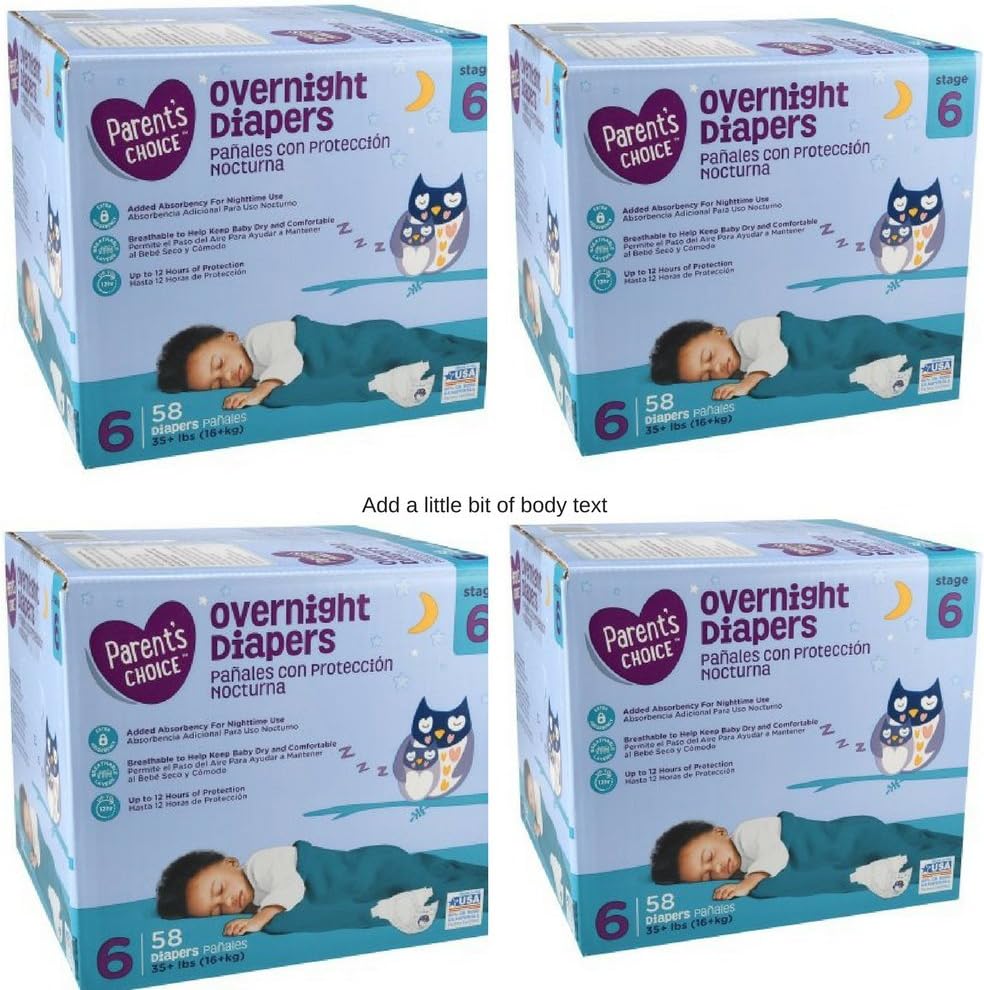 parents choice overnight diapers size 5