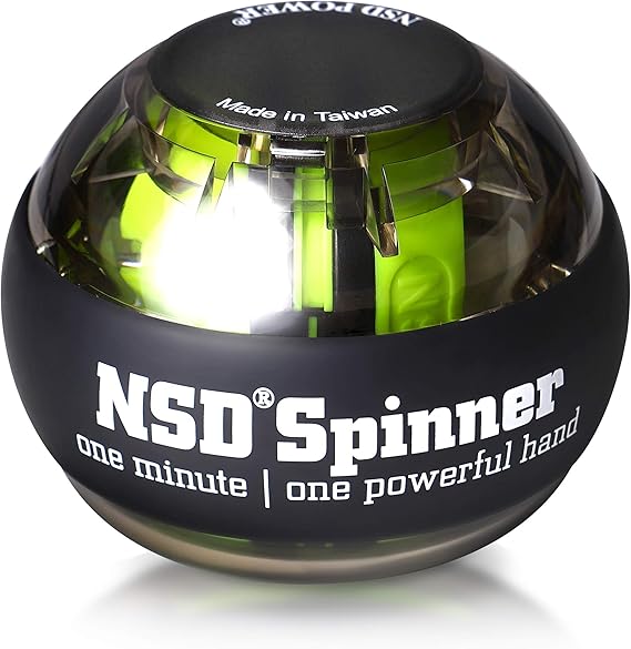 Amazon Co Jp Nsd Spinner エヌエスディスピナー 世界中で愛用 ロングセラーの安心ブランド オートスタート機能搭載 ブラック Pb 6a 日本正規代理店商品 １年品質管理 握力 筋トレ トレーニング器具 ダンベル 腕の筋トレ 手首鍛える 鉄アレー