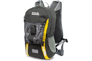 ROYAL MOUNTAIN Bike Backpack With Rain-Cover, Mountain Biking Backpacks, Lightweight Packable Daypack Waterproof For Travel, Small Backpack For Bicycle Riding,Hiking,Camping (Grey)