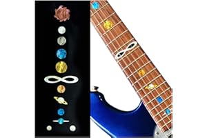 INLAYSTICKERS Inlay Sticker Fret Markers for Guitars & Bass - Planets, F-022PL