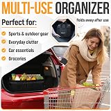 FORTEM Car Boot Organiser 50L SUV Trunk Storage Collapsible Multi Compartment view 5