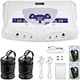 veicomtech Ionic Foot Bath Detox Machine, Foot Detox Mahcine SPA for 2 Users with MP3 Music Player, Including 2 Earphones, 2 Wrist Straps, 2 Arrays, 5 Foot Basin Liners