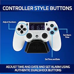 Paladone PlayStation Digital Alarm USB Reverse LCD