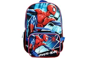 BIOWORLD Mens Spider-man 2-Piece Backpack Set (Little Kid/Big Kid), Blue, One size