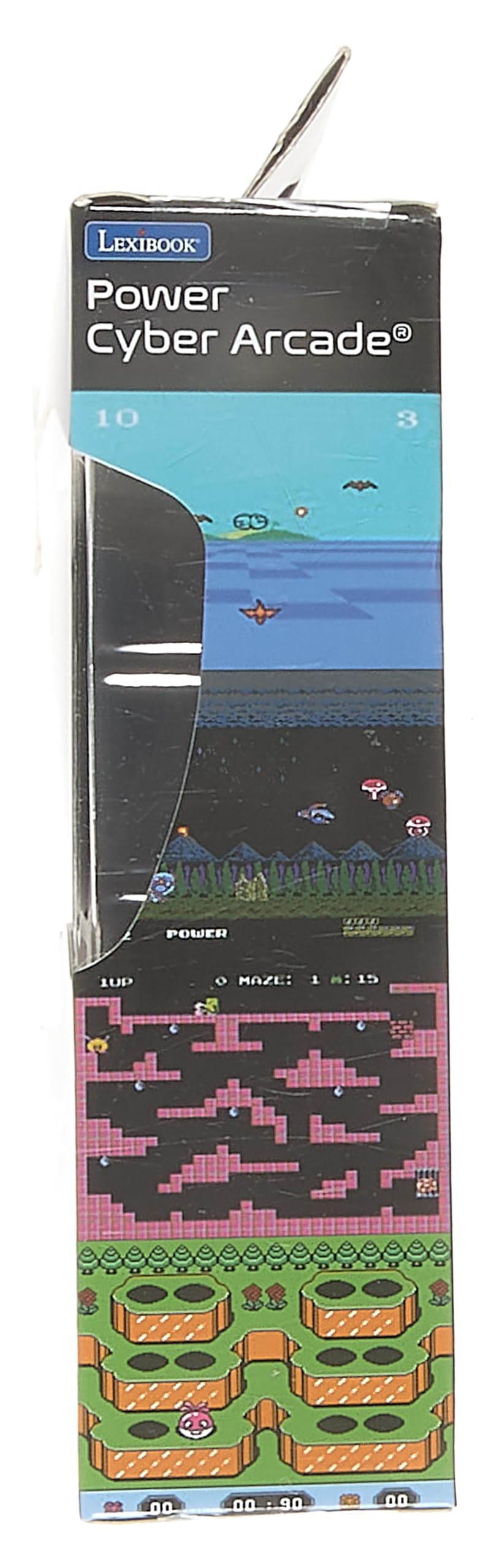 LEXiBOOK JL3000 Power Cyber Arcade Portable Game Console, 300 Games, 2.8