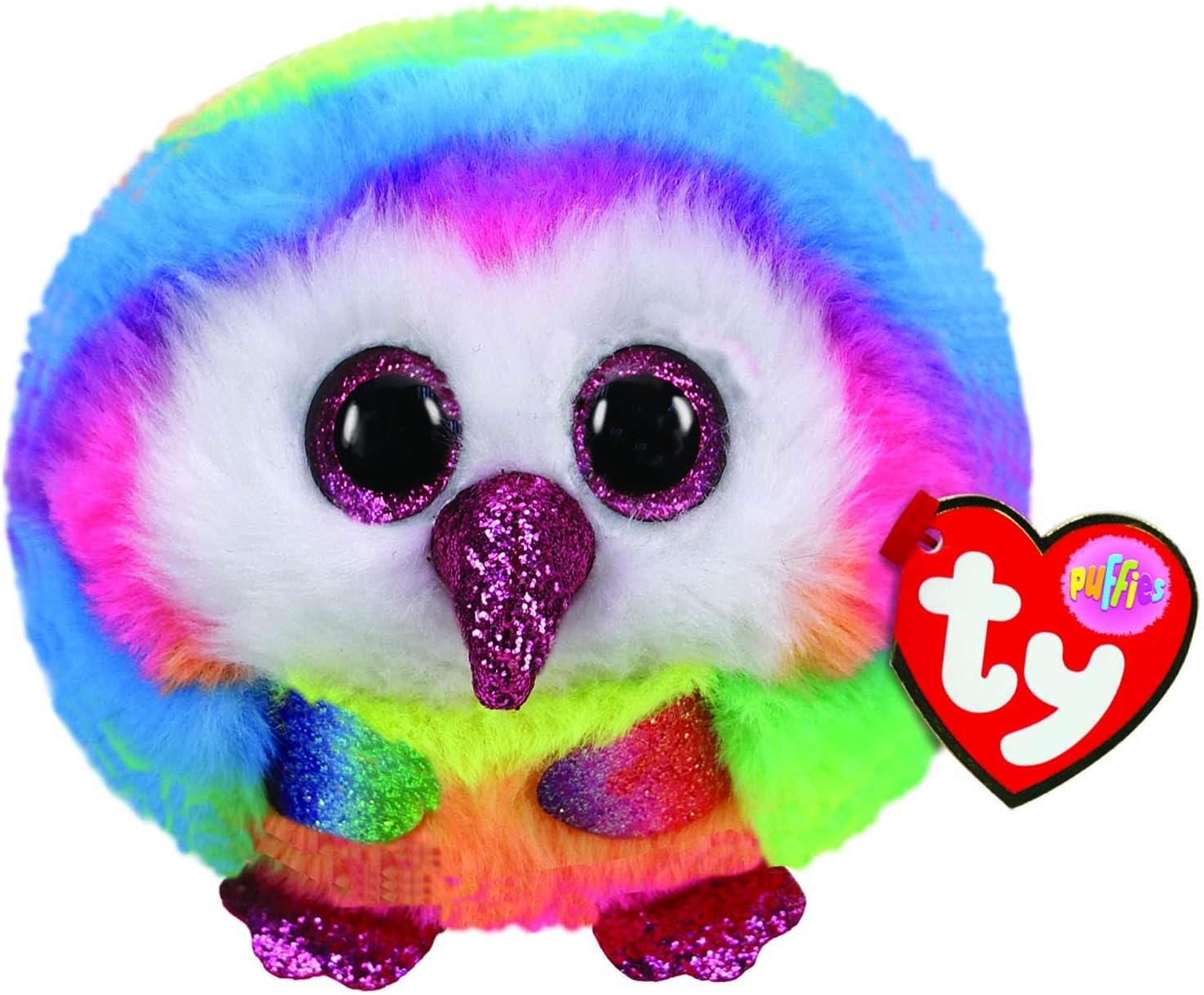 Ty Puffies Owen the Owl Plush Toy Amazon.co.uk Toys & Games