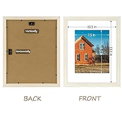 Golden State Art, 11x14 Picture Frame Set of 4