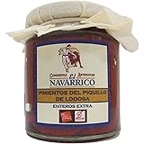 Whole Piquillo Peppers from Lodosa, Spain in a glass jar 7.7 oz(220g)