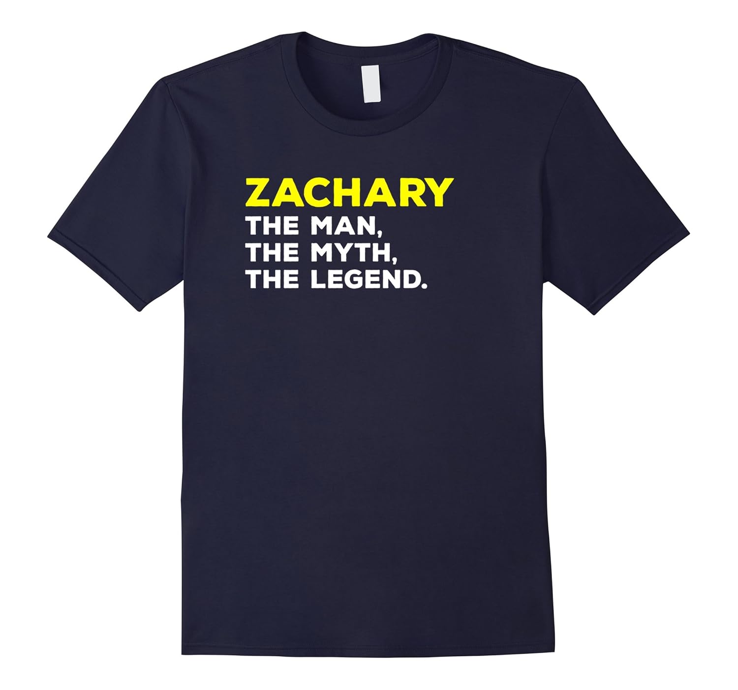 ZACHARY The Man, Myth, Legend Funny Name T-Shirt Men Boys-ANZ